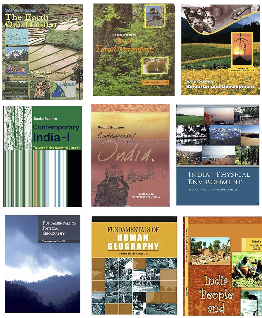 Geography NCERT Master Collection (6–12) – Ideal for CBSE & UPSC